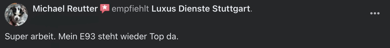 Bewertung von Florian Fehrenbach